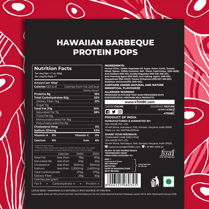 Hawaiian Barbeque Protein Pops