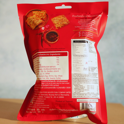 Thai Rice Cracker with Spicy Pork Floss – Authentic Thai Snack