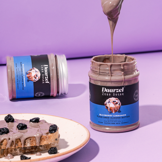 Blueberry Cinnamon bun flavoured Almond Butter | Keto Friendly | Vegan & Gluten Free