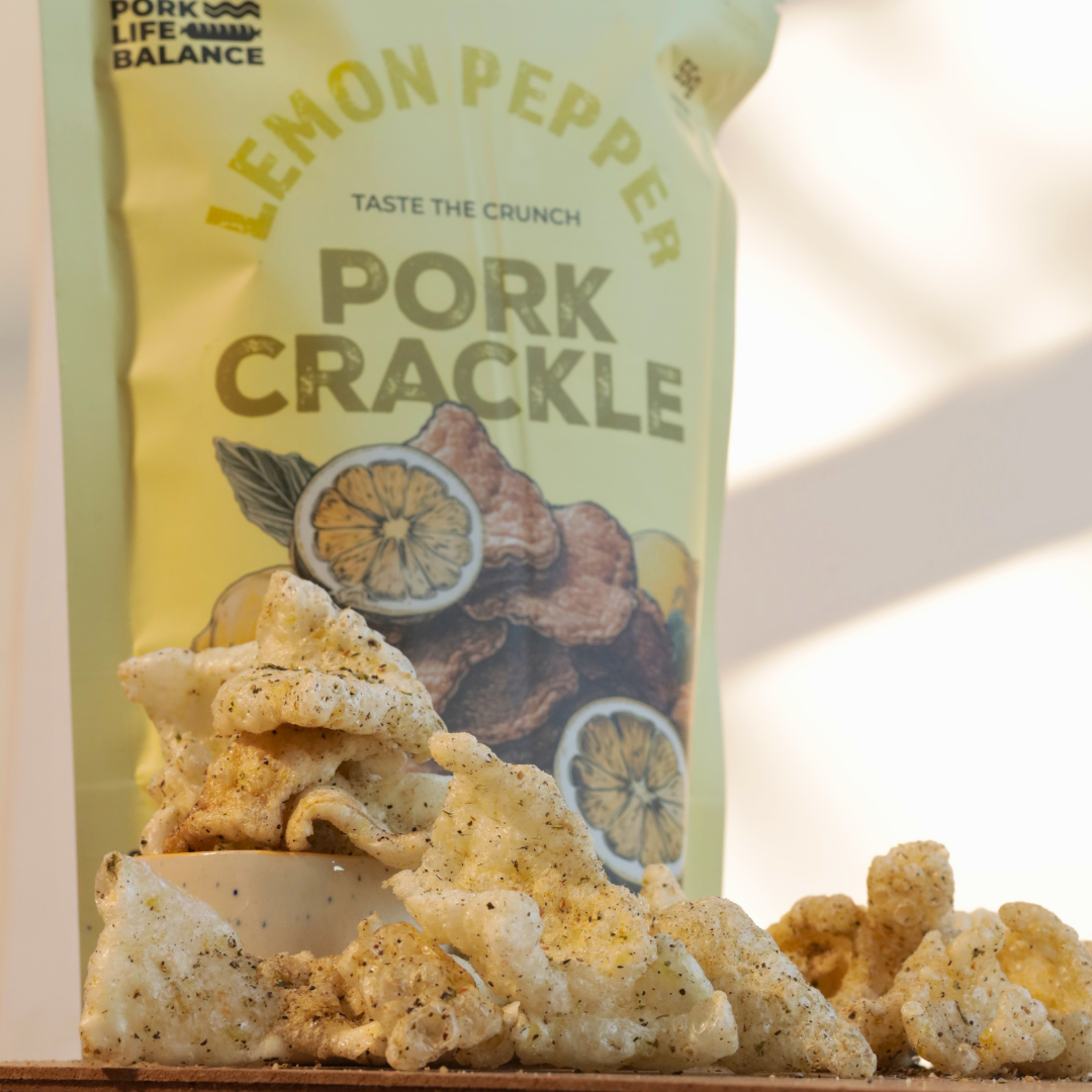 pork crackle lemon pepper