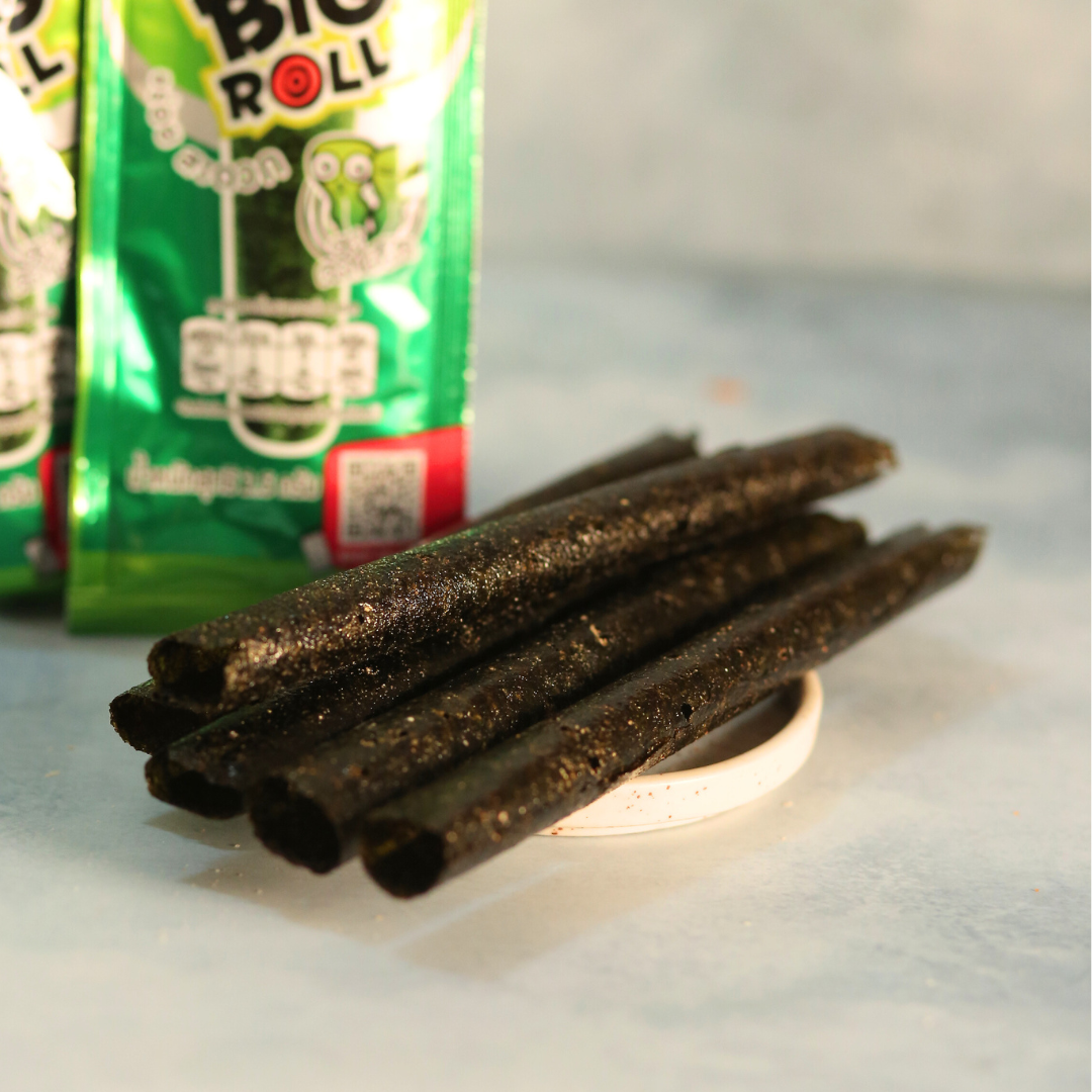 Tao Kae Noi Crispy Seaweed Rolls – Healthy Thai Snack (Pack of 12)