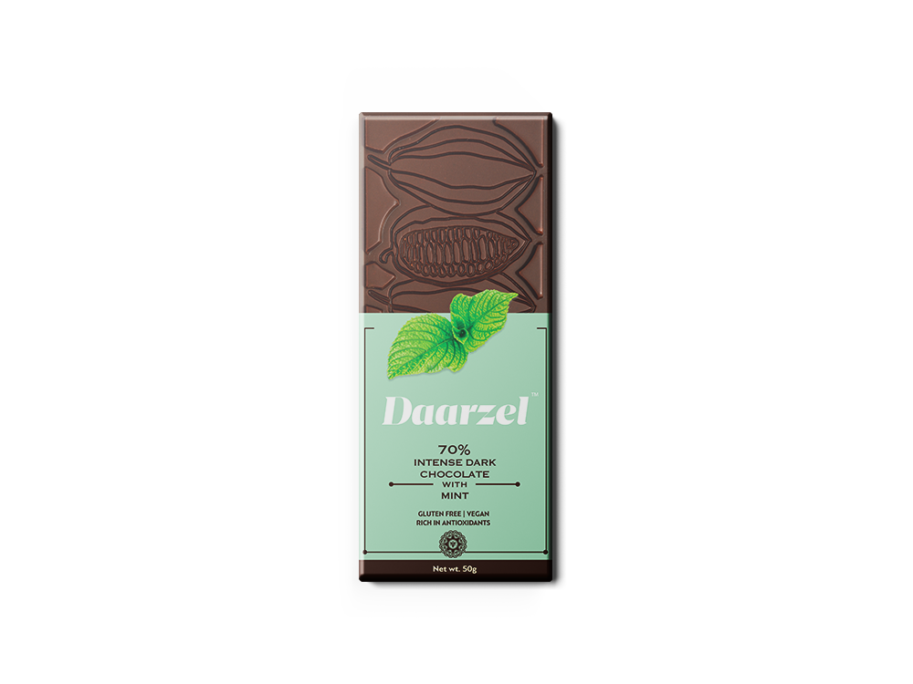 70% Intense Dark Chocolate with Mint | Vegan & Gluten Free