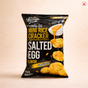 YOUNGER FARM Mini Rice Cracker, Salted Egg