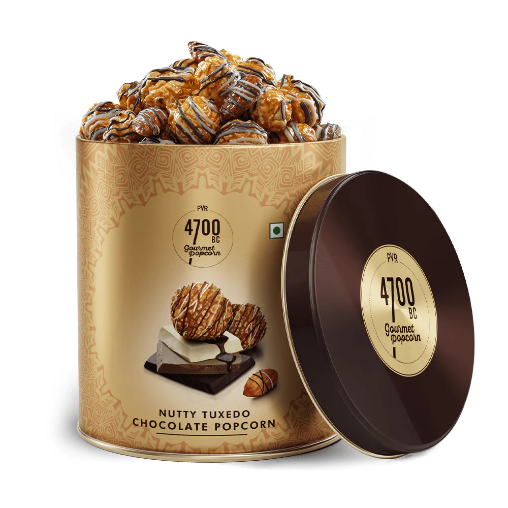 Combo Pack, 2 Tins -  Himalayan Salt Caramel + Nutty Tuxedo Popcorn